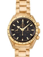 Omega Speedmaster Broad Arrow gold watch