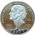 1$ Thomas Jefferson silver coin
