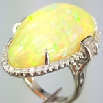 opal gold ring