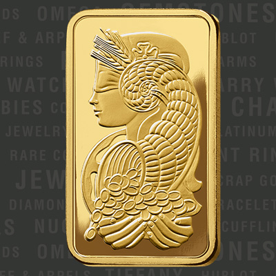 Fortuna, PAMP gold bar design with reDollar