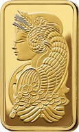 PAMP gold bar Fortuna design