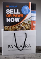 reDollar selling or pawning form in Pandora bag