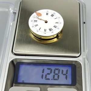27.90 mm pocket watch movement weighs 12.84 grams