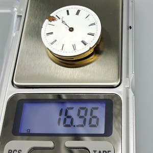 29.73 mm pocket watch movement weighs 16.96 grams