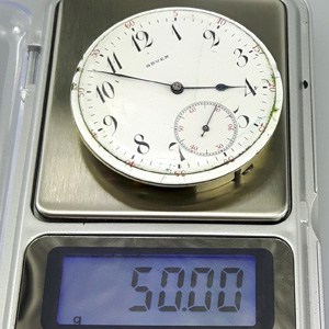 43.05 mm pocket watch movement weighs 50.00 grams