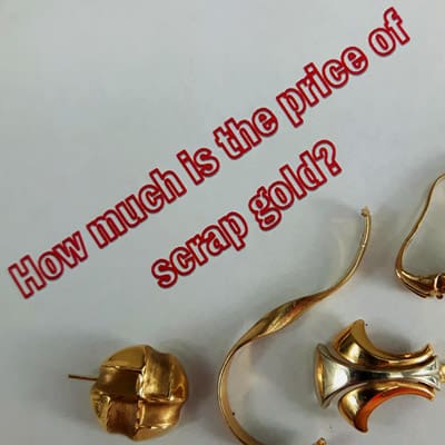 scrap gold like rings, earrings and brroch