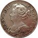 Queen Anne British silver shilling coin 1708