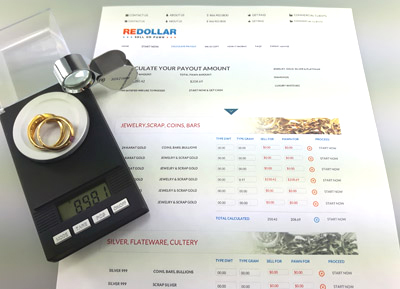 Calculate your scrap gold prices with our calculator