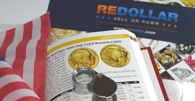 reDollar Flyer US gold coins