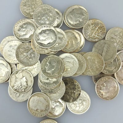 Roosevelt silver coin lot