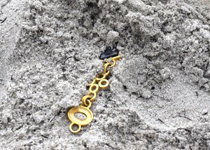 scrap gold found on the beach