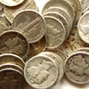 American scrap silver coins various purities