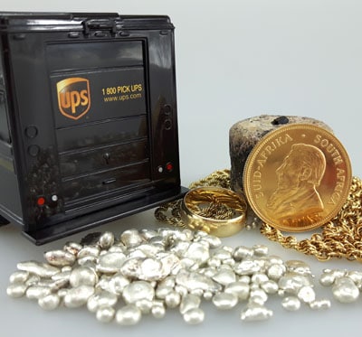 UPS truck picks up Krugerrand gold coin