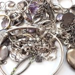 mixed .900 and .925 scrap silver lot