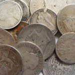 British and American scrap silver coins