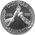 1$ Seoul Olympiad 1988 Silver Coin