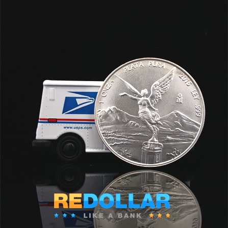 Ship your Mexican silver coins with USPS and UPS