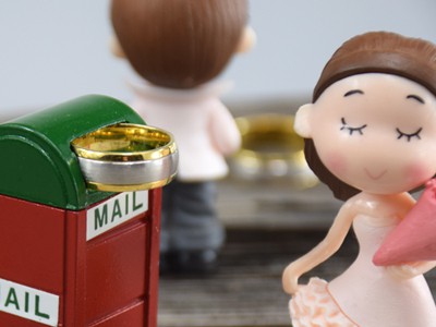 ex-wife about to mail in wedding rings for selling
