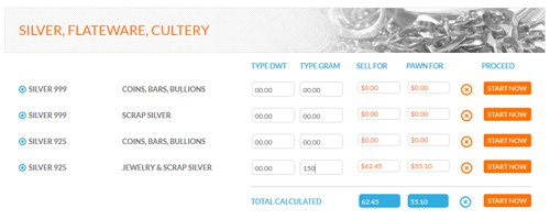 silver price calculator redollar