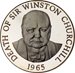Sir Winston Churchill silver round 1965