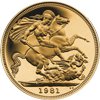 UK Sovereign 1981 gold coin