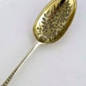 .900 silver, gold plated collection spoon