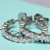 Tiffany Diamond Metro Hoop Earrings