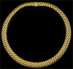 Tiffany 18k gold necklace Vannerie