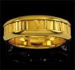 Tiffany 18k gold ring Atlas edition