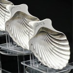 Tiffany & Co. sterling silver shell dishes