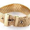 vintage gold belt bracelet