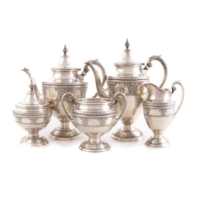 Wallace sterling silver tea set 