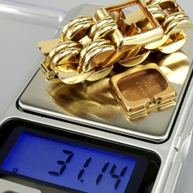 14k gold recovered out of a women's gold watch