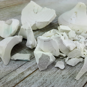 gypsum is a common filling material for weighted silver